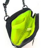 Black and White Checkered Crossbody Bag