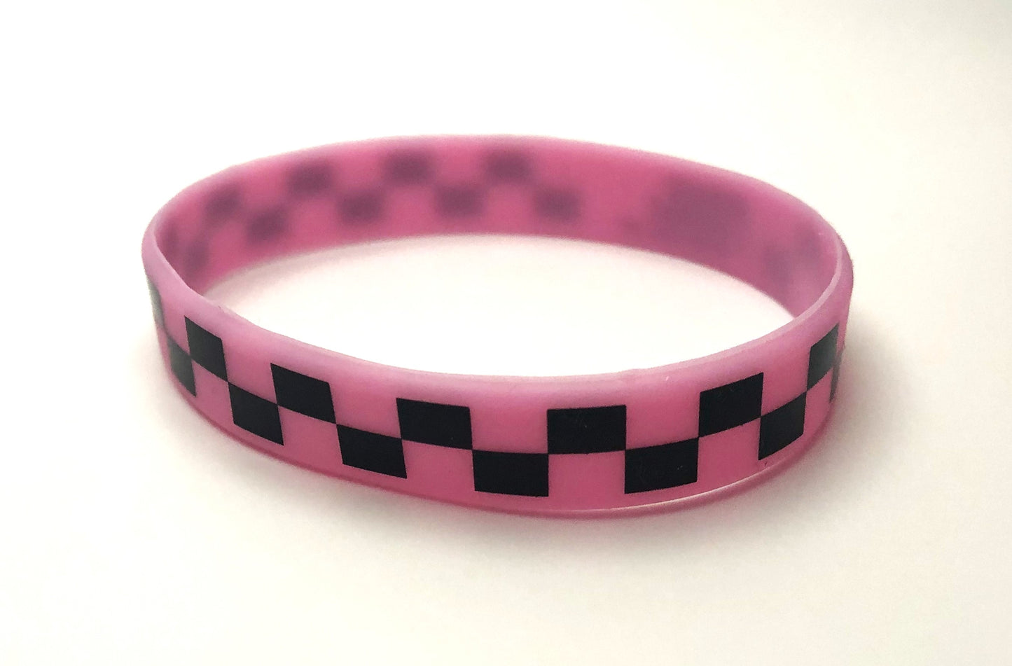 Checkered Silicone Wrist Band