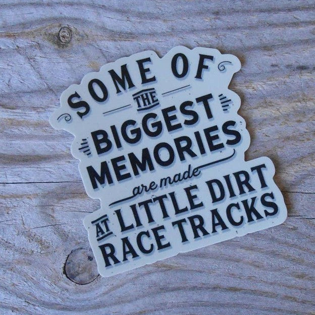 Little Dirt Race Tracks Sticker - Decal