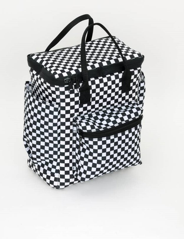 Black and White Checkered Lunch Box – The Checkered Flag Store